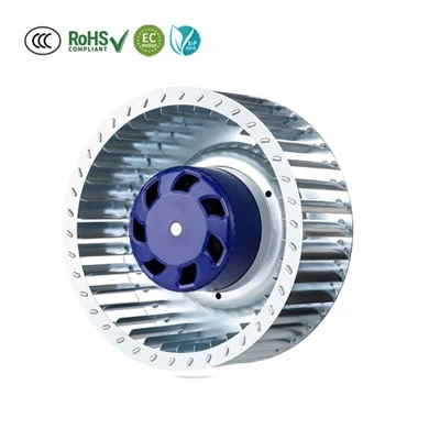 133mm Hvac Newidyn DC ymlaen Crwm Allgyrchol Fan 48v ar gyfer AHU