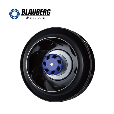 250mm echdynnu Rotor Cefnogwr Allgyrchol crwm yn ôl gyda Ec Motor